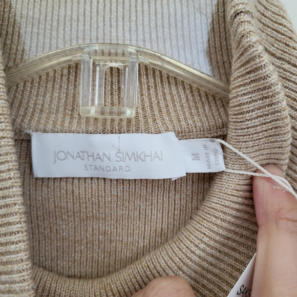 Tan Cowl Turtleneck Sweater new with tags - Picture 6 of 8